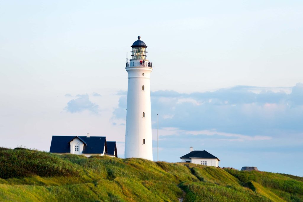 Lighthouse in Hirtshals, Denmark